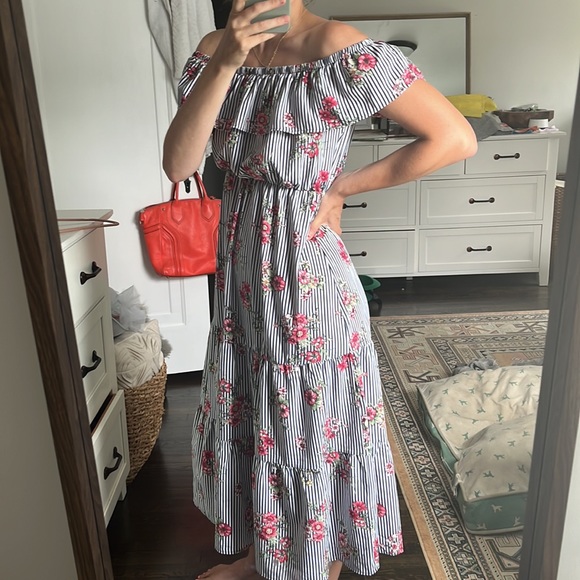 Floral off the shoulder dress - Picture 7 of 7